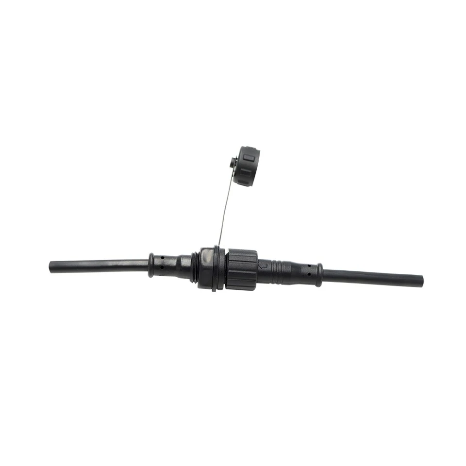 M12 6 PIN tishli suv o'tkazmaydigan ulagich IP67